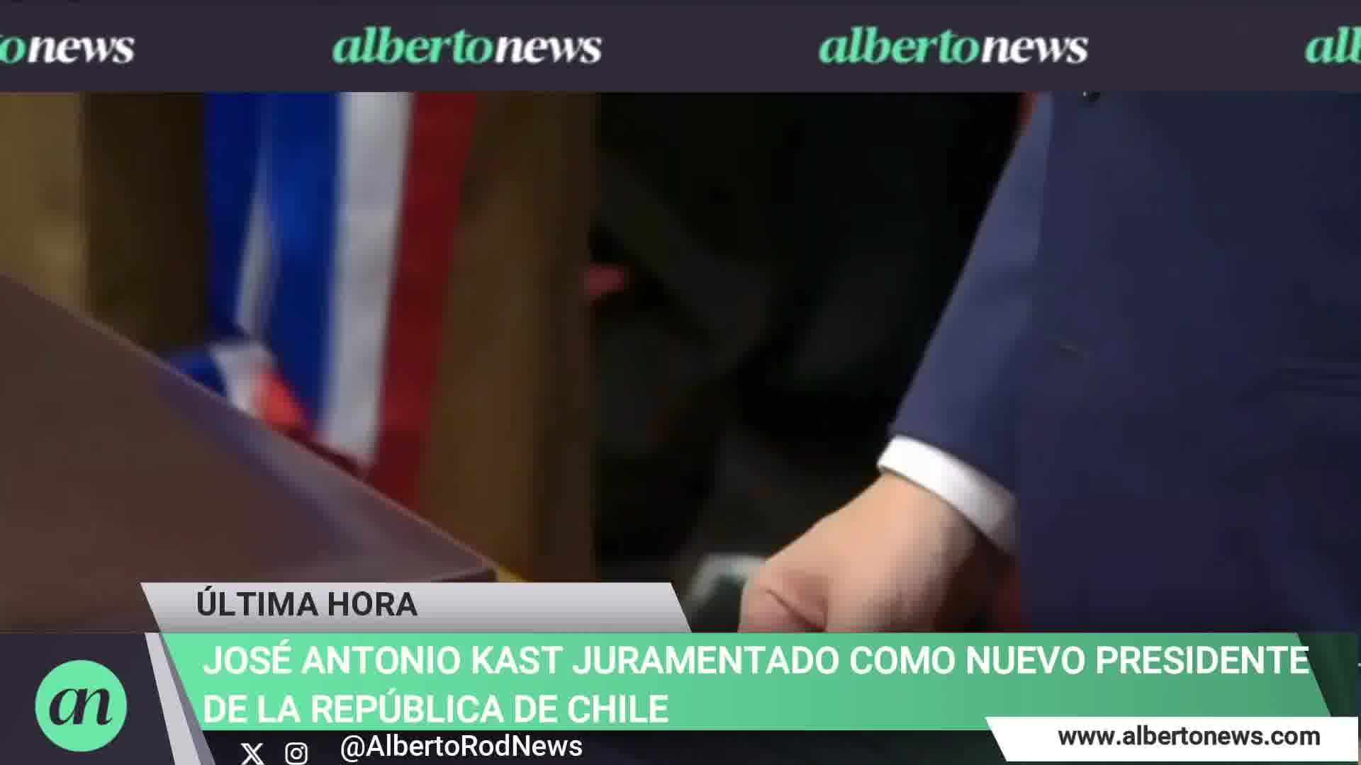 José Antonio Kast sworn in as the new president of the Republic of Chile: Former president Boric presented him with the O'Higgins Badge
